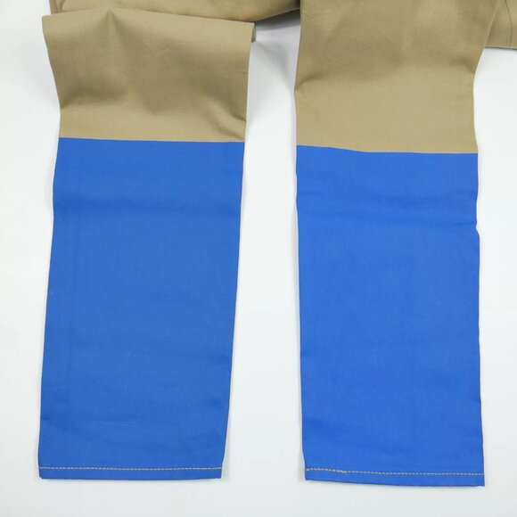 Levi's 508 Regular Fit Tapered Leg Men's Colorblock Urban Jeans Beige/blue 30x34 - Picture 8 of 12